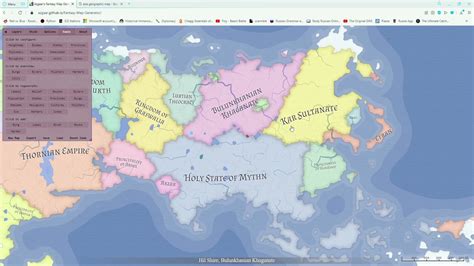 Azgaars Fantasy Map Generator Tutorial Part 2 Heightmap Biomes