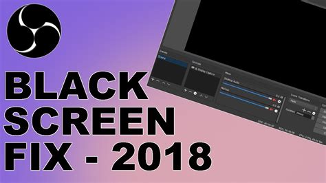 It allows users to work with different sources and mix them together to create a smooth broadcast. OBS Studio 2018 Black Screen Fix - Fast & Easy [ Tutorial ...