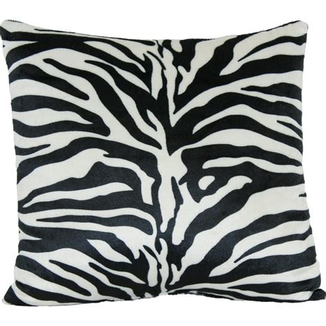 Zebra Print Decorative Pillow