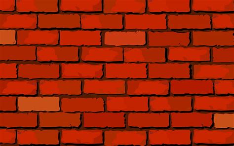 1920x1080px 1080p Free Download Orange Abstract Brickwall Vector