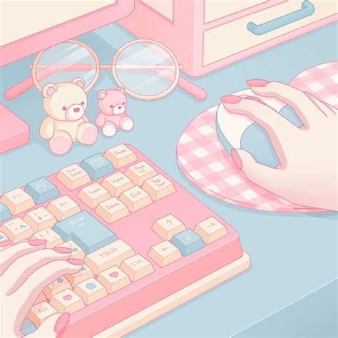 ねこぽた。 Lllillli08 Twitter Cute Pastel Wallpaper Cute Anime
