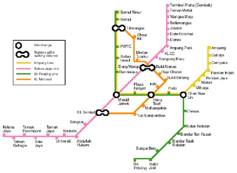 Kuala lumpur from mapcarta, the open map. Kuala Lumpur LRT Network | Download Scientific Diagram