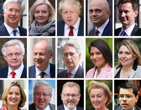 Theresa Mays Cabinet Winners Pictures Pics Uk