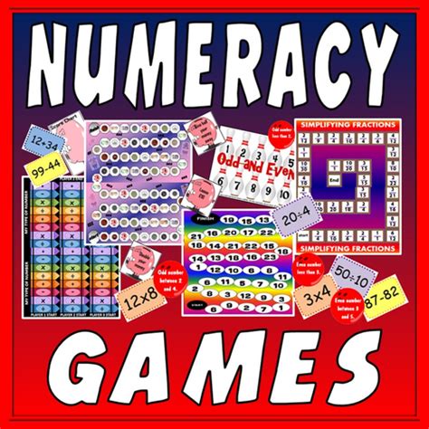 Numeracy Board Games Ks1 Ks2 Ks3 Maths Fractions Numbers Times Divide Money Etc Teaching