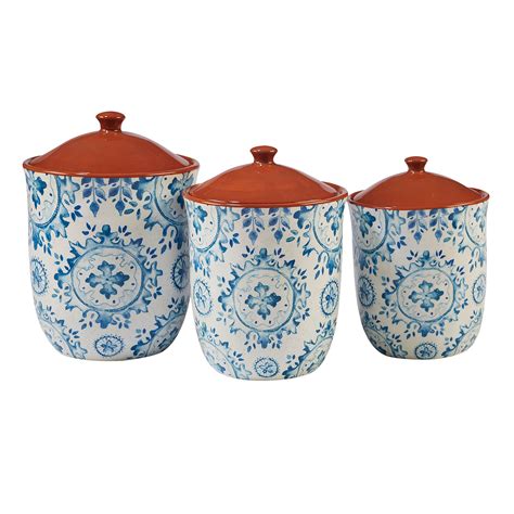 With many brands of kitchen canister sets in the market today, choosing the right one for storing your condiments can be a huge task. Certified International Porto 3-Piece Canister Set in Blue ...