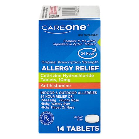 Save On Careone Allergy Relief 24 Hour Antihistamine 10 Mg Tablets