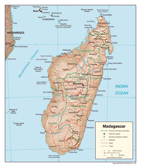 Large Detailed Political And Administrative Map Of Madagascar With