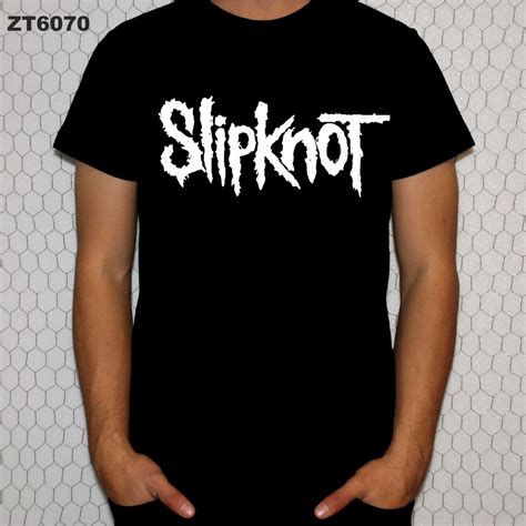 Slipknot T Shirt White Logo Metal And Rock T Shirts And Accessories