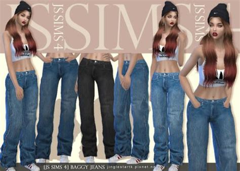 Baggy Jeans For The Sims 4 Spring4sims Js Sims 4 Js Sims Sims 4