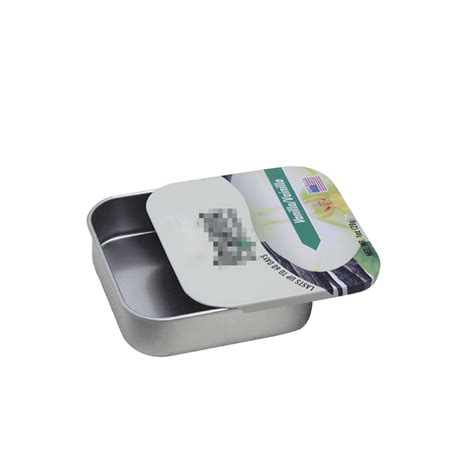 High Quality Square Slide Tin Boxessmall Tin Case With Slide Lidcandy