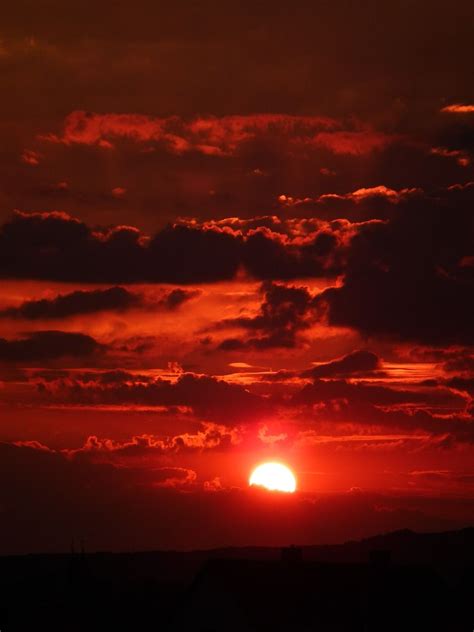 Free Image On Pixabay Sun Sky Sunset Sunlight Sky Aesthetic Red