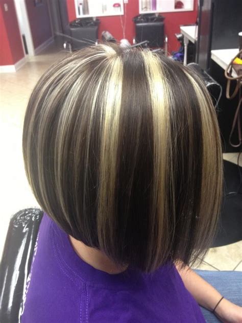 Do a nice straight blowout that would with your hair carefully parted in the middle which would emphasize the gorgeous highlights. Chunky Highlights by Kalee | Hair | Pinterest | Colors ...