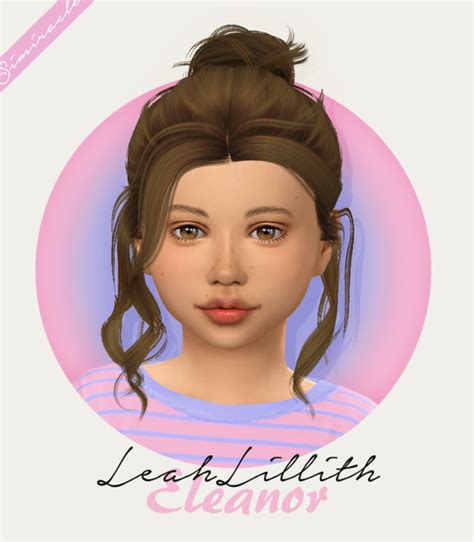 Leahlillith Myla Hair Kids Version At Simiracle Sims 4 Updates Vrogue