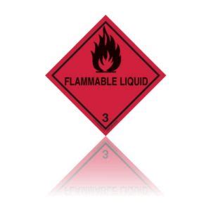Class 3 Flammable Liquid Hazard Warning Placard Labeline Com