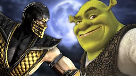 Scorpion Vs Shrek Epic Rap Battles Of Crossover Adventures Youtube