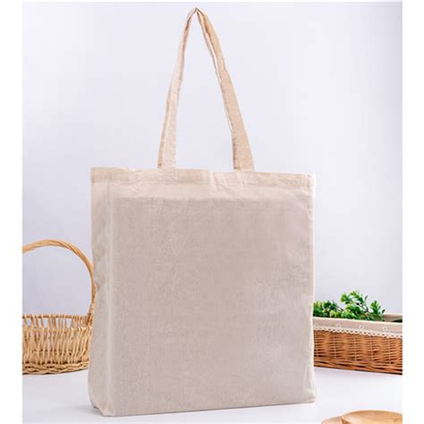 Calico Shopping Bag With Gusset