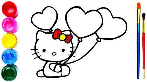 Gambar mewarnai pemandangan sama dengan gambar mewarnai kartun jadi biasa digunakan untuk anak kecil selain pembangan admin juga siapkan download gambar mewarnai pemandangan gratis. Belajar Mewarnai Hello Kitty - Download Kumpulan Gambar