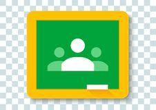 This logo is compatible with eps, ai, psd and adobe pdf formats. Google Classroom app editorial photography. Image of ...