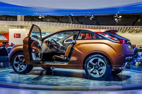 Moscow Russia Aug 2012 Lada Xray Concept Presented As World