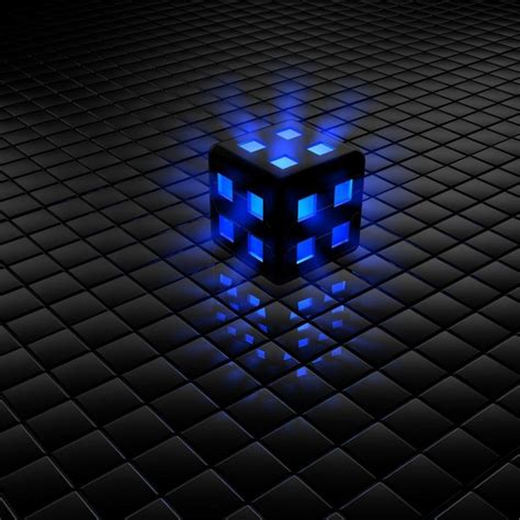 Blue Cube Wallpapers Top Free Blue Cube Backgrounds Wallpaperaccess