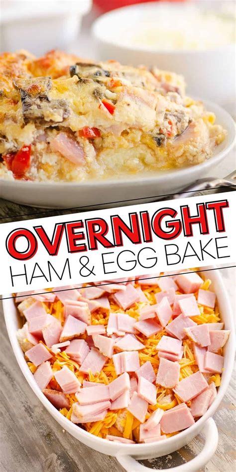Overnight Ham And Vegetable Egg Casserole