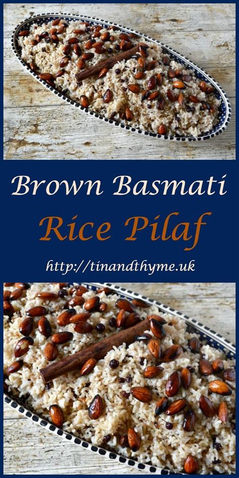 Add rice and stir until rice is coated with oil, cook about 2 minutes. Brown Basmati Rice Pilaf. This spicy, sweet, sour and ...