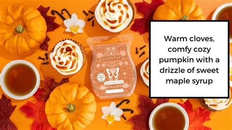 Warm Pumpkin Drizzle Scentsy Room Spray October 2022 Incandescent