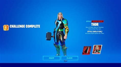 Fortnite How To Get Rainbow Thor Holo Skin In Chapter 2 Season 4