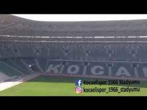 Kocaeli'nin i̇zmit ilçesinde yapımı tamamlanan 33 bin kişi kapasiteli kocaeli stadyumu, tff 3. KOCAELİSPOR MARŞI YENİ STADI İNLETTİ.!! - YouTube