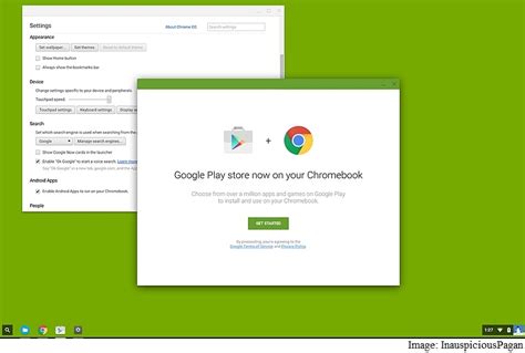 Recently, google play lets developers create developer page. Chrome OS May Soon Get Android Apps via Google Play Store ...