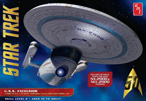 11000 Star Trek Uss Excelsior Model Kit At Mighty Ape Nz