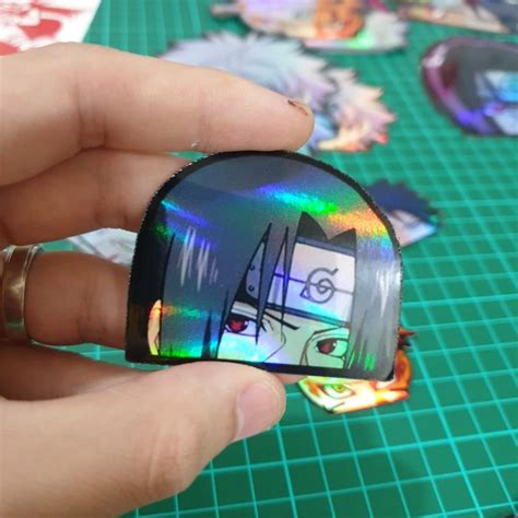 Jual Sticker Hologram Anime Phs32 Naruto Itachi Shopee Indonesia