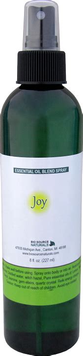 Buy Joy Essential Oil Blend Spray 227 Ml Biosource Carrier Oils