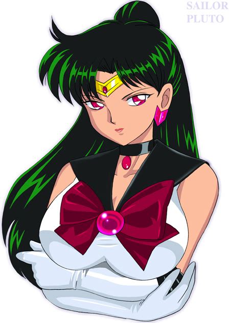 Pirochi Meiou Setsuna Sailor Pluto Bishoujo Senshi Sailor Moon Black Neckwear S Style