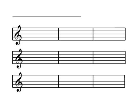 Large Blank Sheet Music Treble and Bass Separate - Etsy