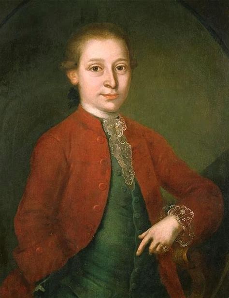 Mozart With The Ring Given To Him By Empress Maria Theresa Anonymous