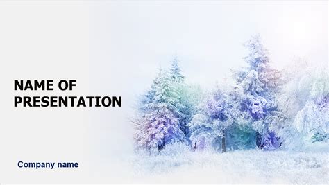 Fairy Winter Powerpoint Template For Impressive Presentation Free