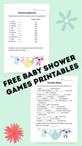 There are 16 printables in free printable baby shower games. Free Baby Shower Games Printables - All about a Mummy