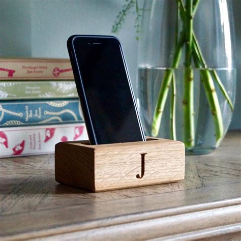 Personalised Wooden Phone Holders By Traditional Wooden Ts