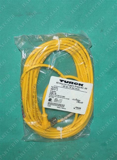 Turck Wsb T U Microfast Cordset Cable Mini Micro Right