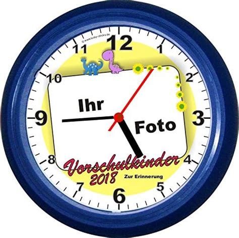 Hinausgehen Steckdose Rose Wanduhr Kindergarten Abschiedsgeschenk