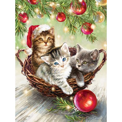 As for the eyes, they are all there. Christmas Kittens 300 Large Piece Jigsaw Puzzle | Spilsbury