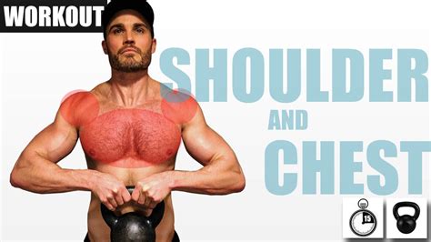 Quick Kettlebell Chest And Shoulder Workout Youtube