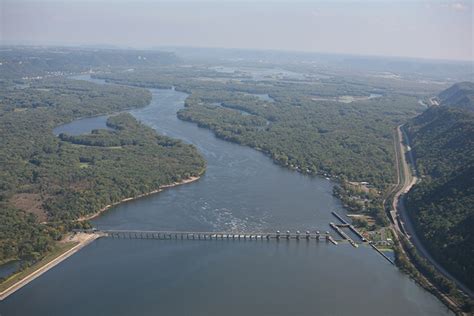 Lock And Dam 5 Minnesota City Minn Upper Mississippi River Mile 7381