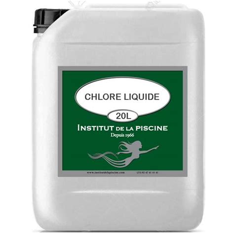 Chlore liquide 20L spécial régulation