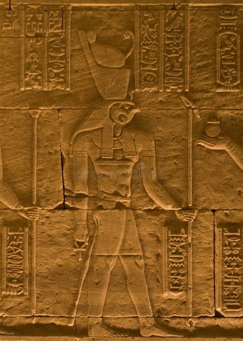 Horus Hieroglyphic Stock Illustration Illustration Of Relief 5025862