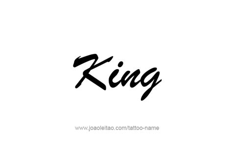 Lonely Tattoo Designs ~ King Tattoo Name Designs