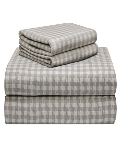 Pointehaven Plaid Flannel Twin Xl Sheet Set And Reviews Sheets