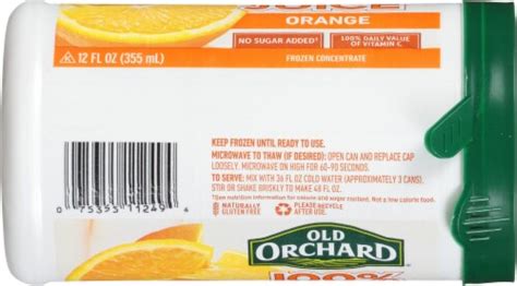 Old Orchard Orange Juice Concentrate 12 Fl Oz Smiths Food And Drug