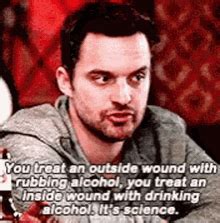 Alcohol Nick Gif Alcohol Nick Miller Discover Share Gifs